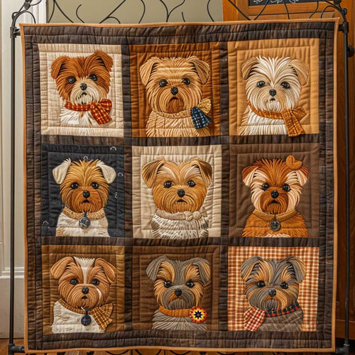 Cute Terrier Collection WP2611023CL Quilt