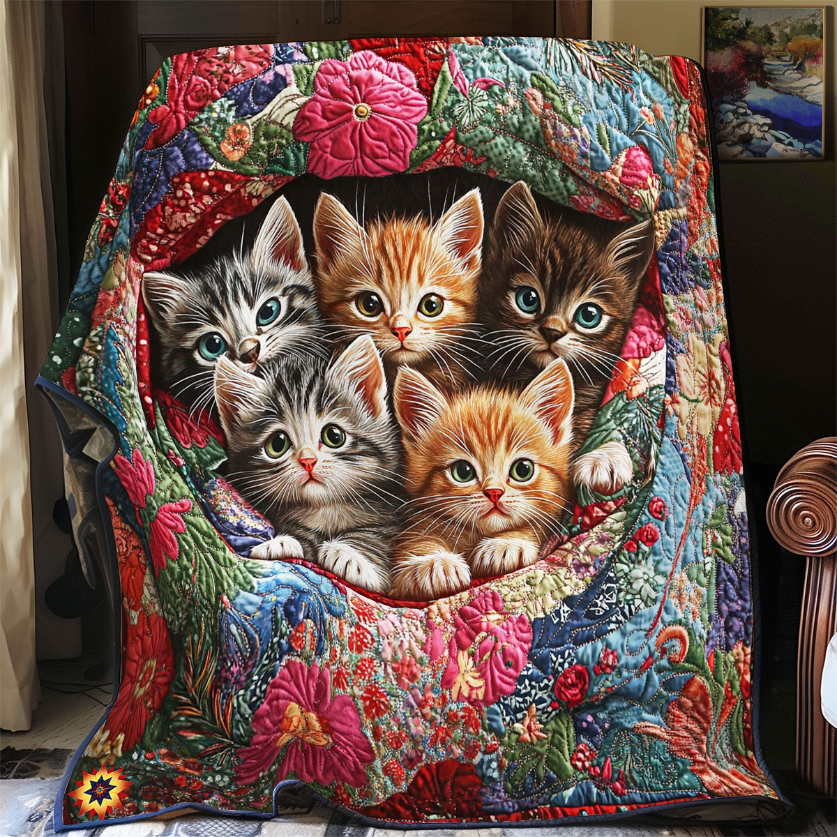 Kitten WY2611014CL Quilt