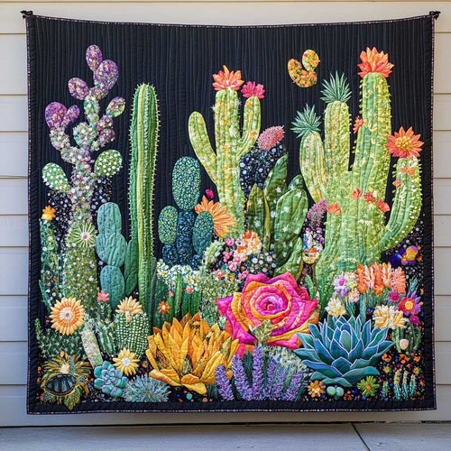 Colorful Succulent Garden WP2811019CL Quilt