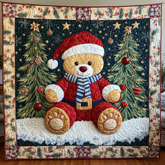 Christmas Bear WJ2111013CL Quilt