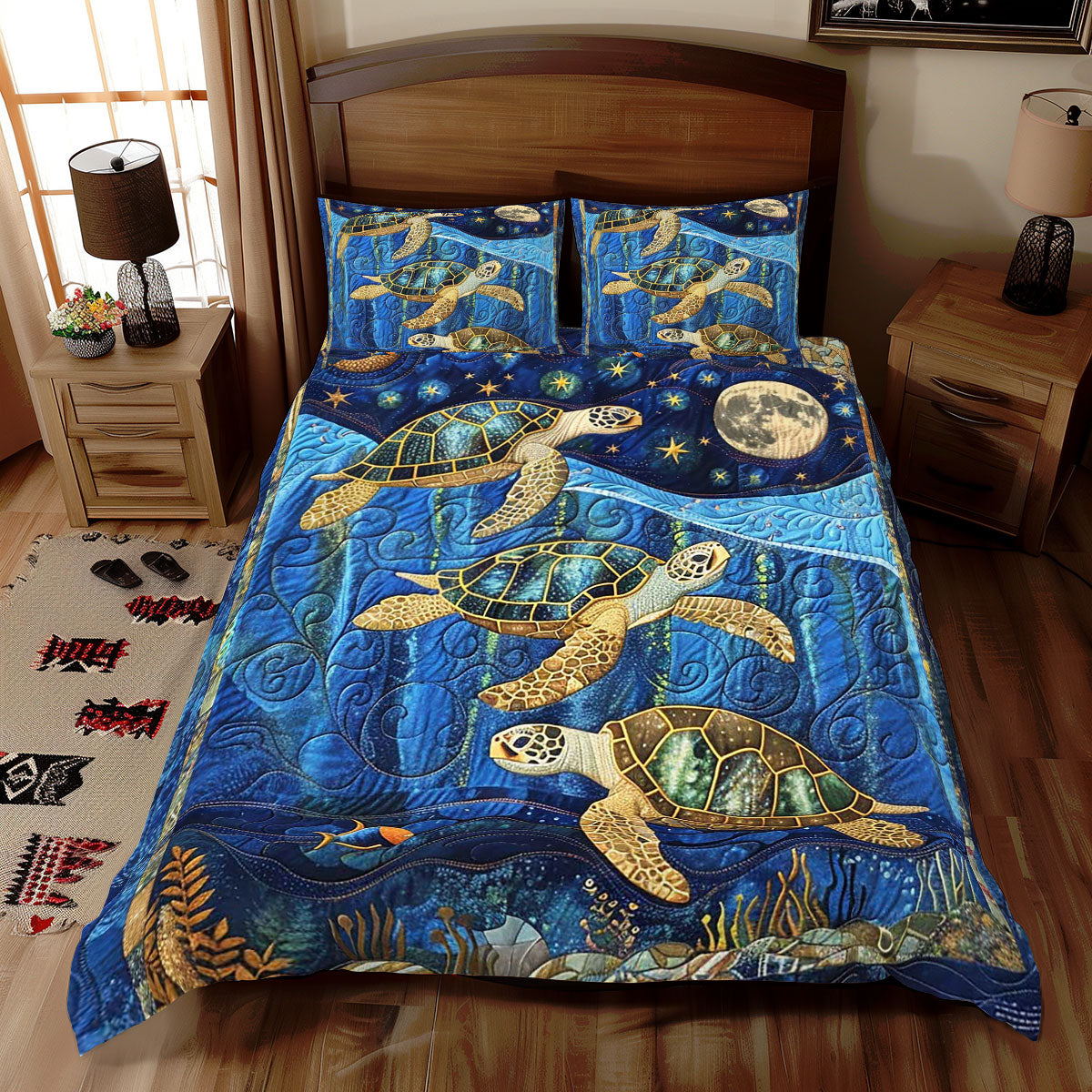 Sea Turtle WJ1309036CL Duvet Cover Set