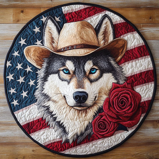 Patriot Husky CP1905004CL Quilted Round Mat