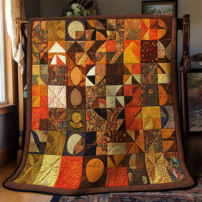 Brown Pathwork WY1211028CL  Quilt