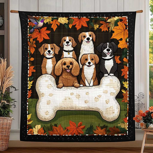 Dog Bone Happiness WN1010045CL Quilt