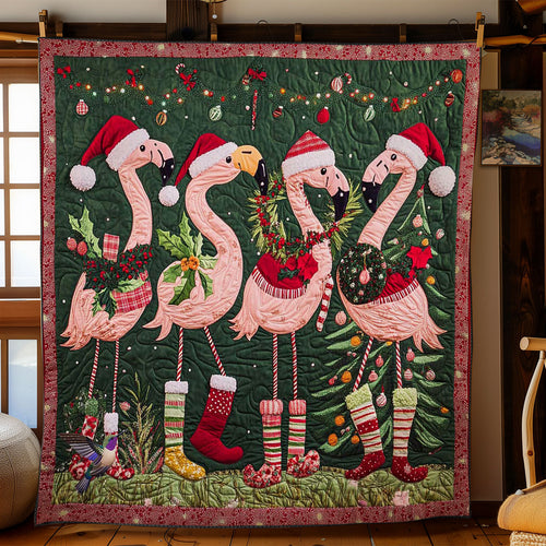 Jolly Flamingos WN0512036CL Quilt