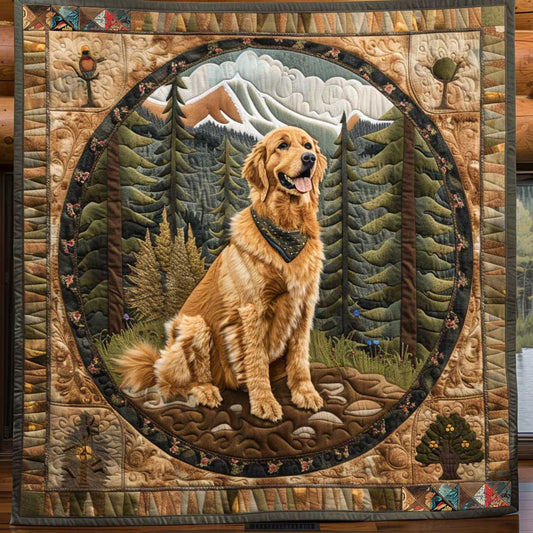 Golden Retriever Forest Dreams WN2810010CL Quilt