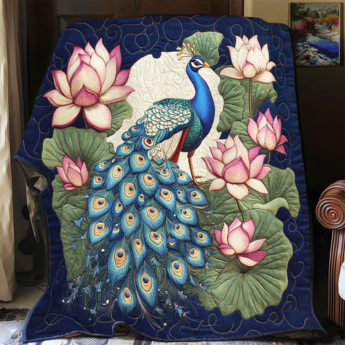 Peacock Lotus WX2201036CL Quilt