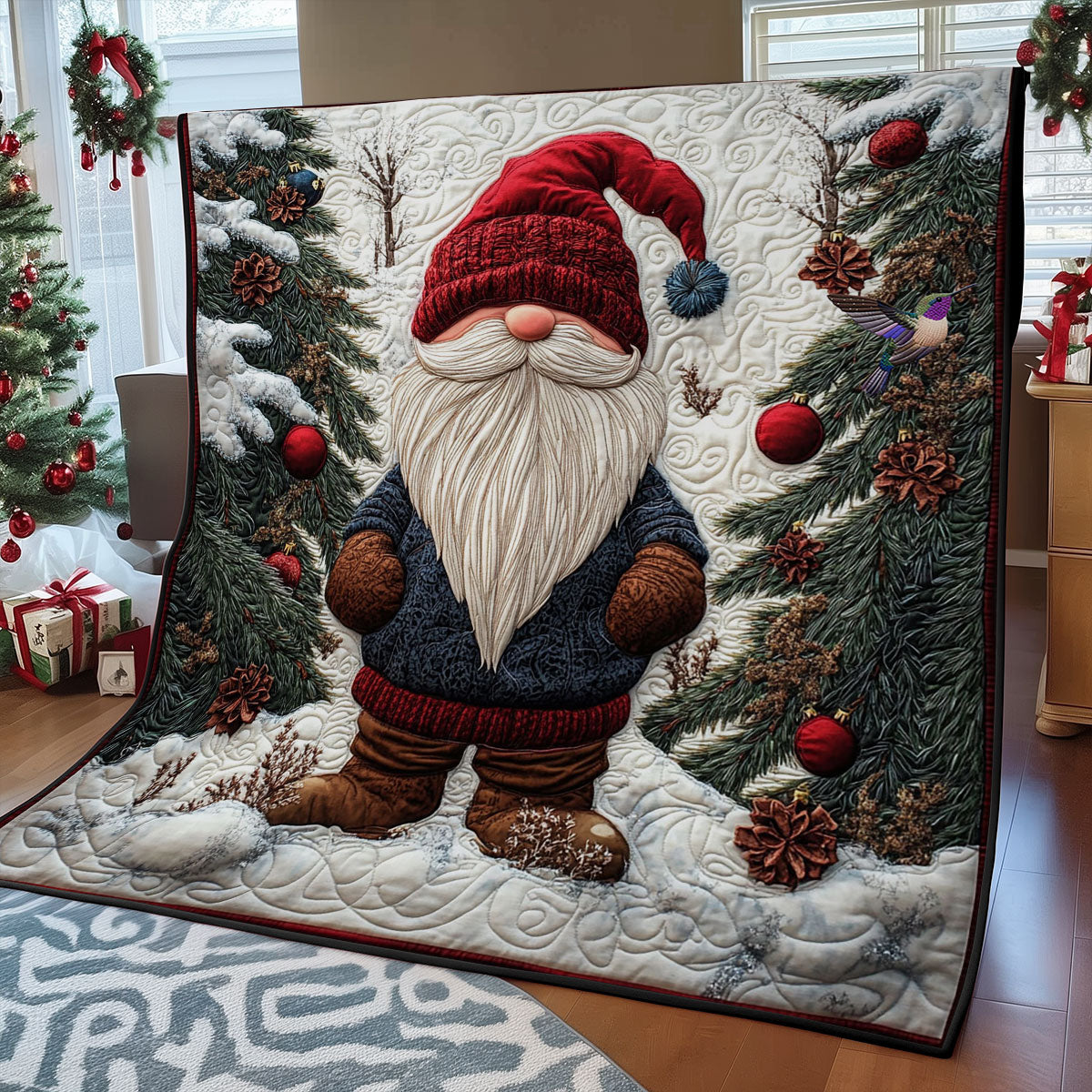 Winter Gnome WY1012058CL Quilt