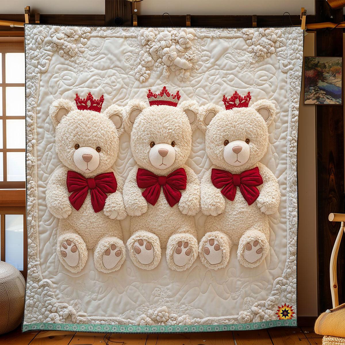 Cutie Bear WJ0912012CL Quilt