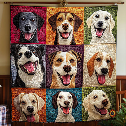 Happy Dog WY0212017CL Quilt