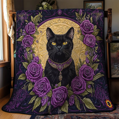 Mysterious Black Cat WY3110022CL Quilt