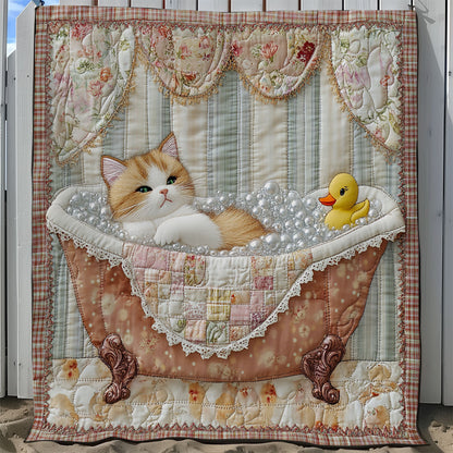 Bathtub Cat XB1203002CL Quilt