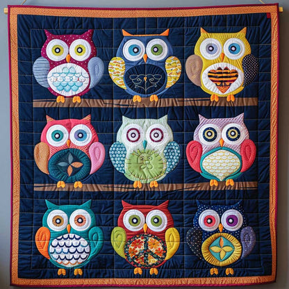Colorful Owl WJ0710017CL Quilt