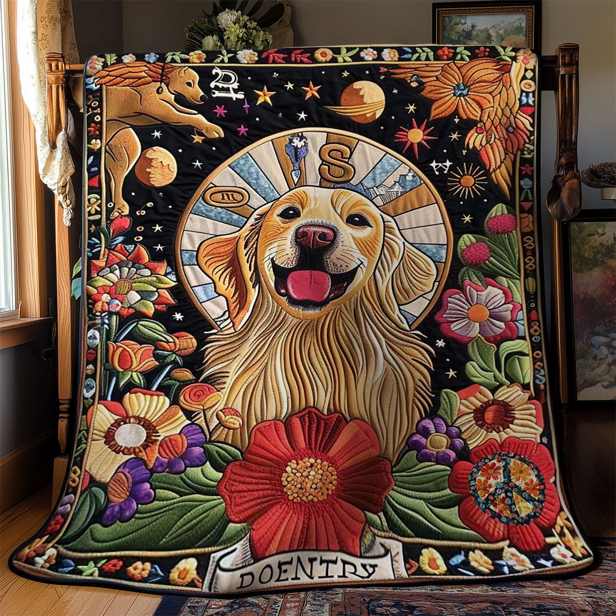 Golden Retriever's The World WN1210007CL Quilt