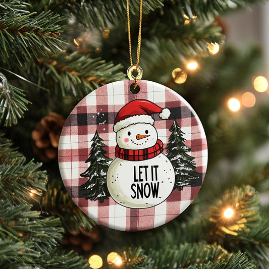 Cozy Snowman Cheer WN1510024CL Christmas Ornament
