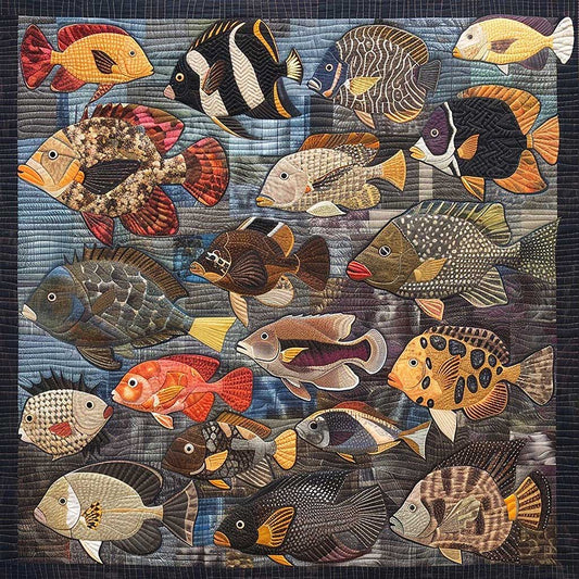 Fishes WM2907001CL Quilt