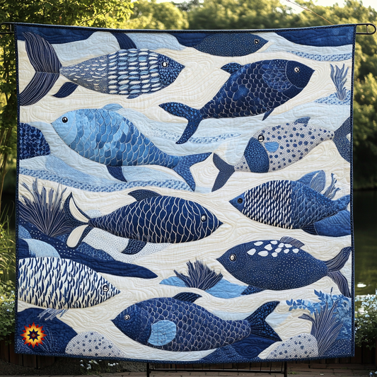 Fishing Time WU1612004CL Quilt