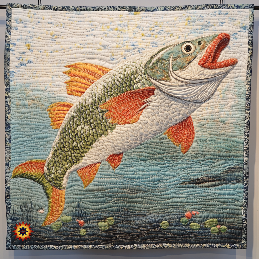 Fishing Time WU1612012CL Quilt