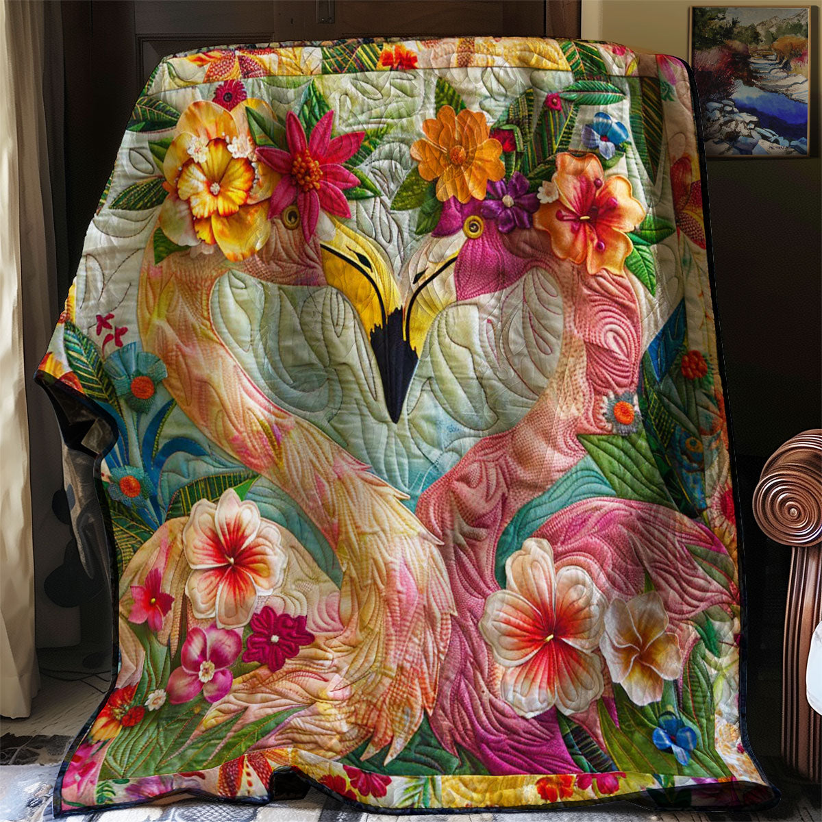 Flamingo Bliss WN2907042CL Quilt