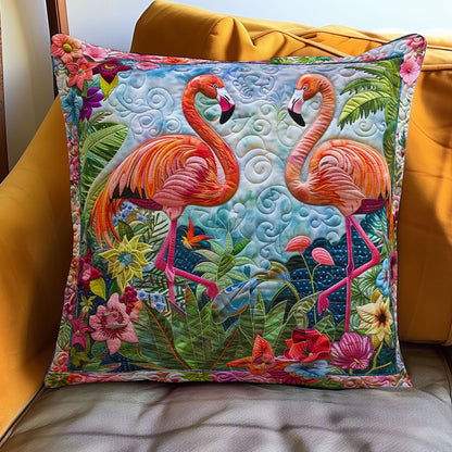 Flamingos Of Love WN2907068CL Pillow Case