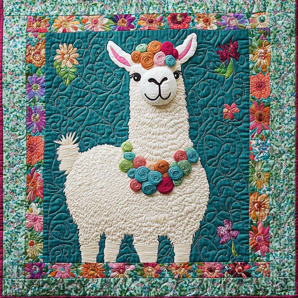 Floral Alpaca XR0208008CL Quilt