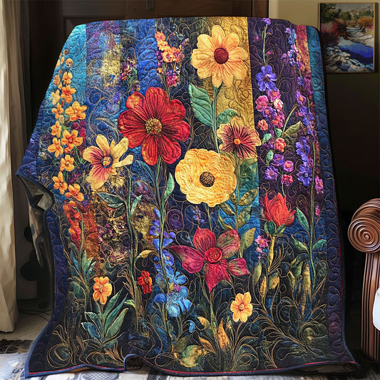 Floral Patchwork WU2502045CL Quilt