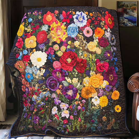 Floral Patchwork WU2502046CL Quilt