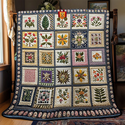 Floral Patchwork YR0302004CL Quilt