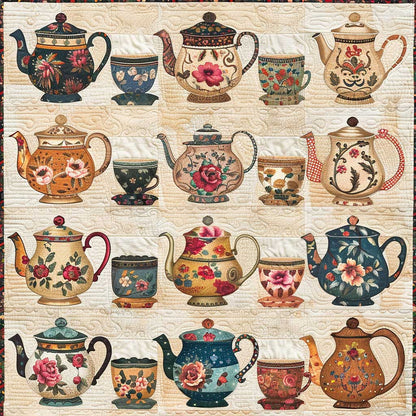 Floral Tea Set WJ2307020CL Quilt