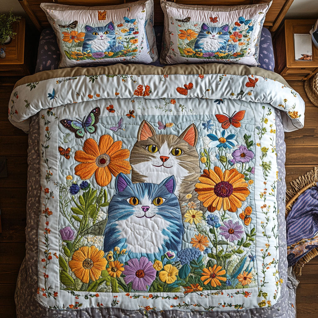 Floral Whiskers YR0102042CL Duvet Cover Set