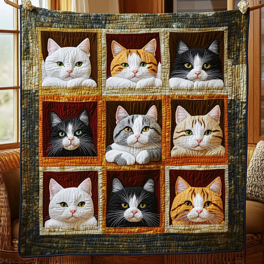Floral Whiskers YR0201016CL Quilt