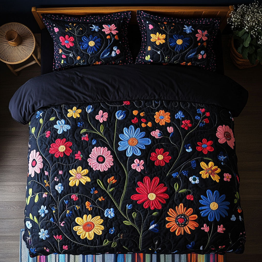 Flower Patchwork WU1903037CL Duvet Cover Set