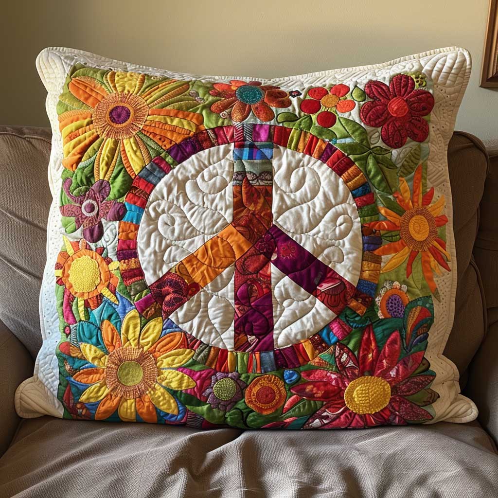 Flower Peace XR2407002CL Quilt Pillow Case