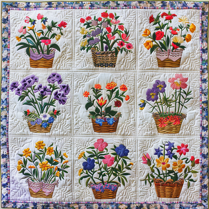 Flowers WJ1206005CL Quilt