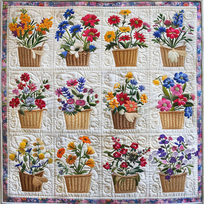 Flowers WJ1306006CL Quilt