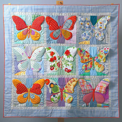 Flying Fabric Butterflies XR2607014CL Quilt