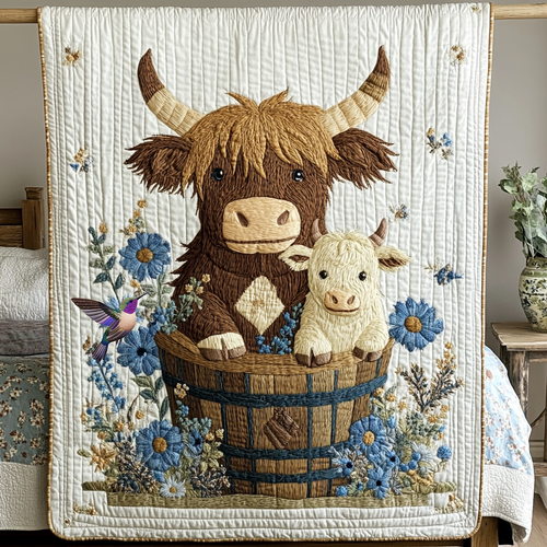 Baby Highland Cow YR1212017CL Quilt