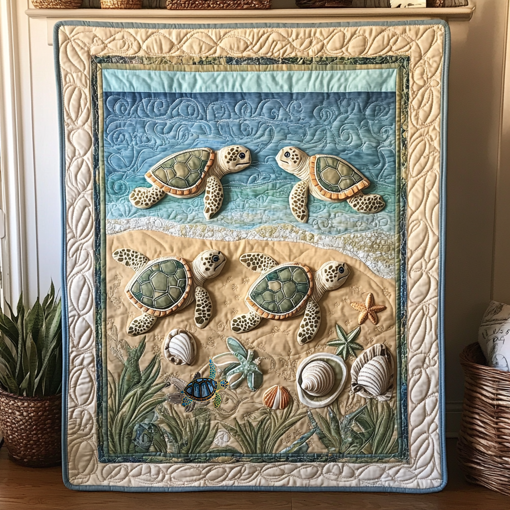 Turtle Tide YR1112003CL Quilt