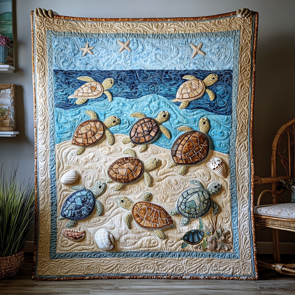 Turtle Tide YR1112004CL Quilt