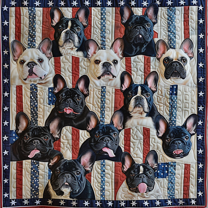 French Bulldogs XR1306009CL Quilt