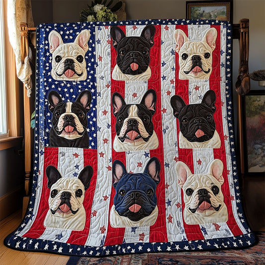 Frenchie Freedom YR1802068CL Quilt