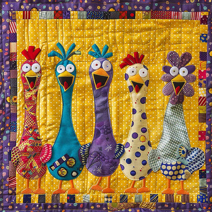 Funny Chickens WM2407002CL Quilt