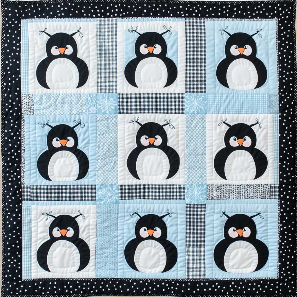 Funny Penguins XR0508029CL Quilt