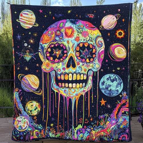 Galaxy Sugar Skull WU1212020CL Quilt