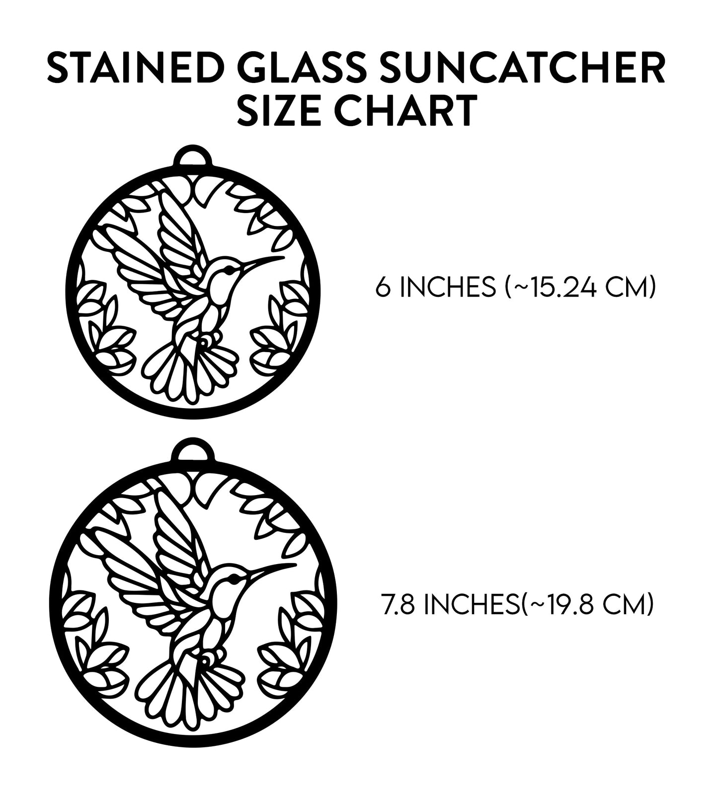 Husky WJ1210043CL Stained Glass Suncatcher