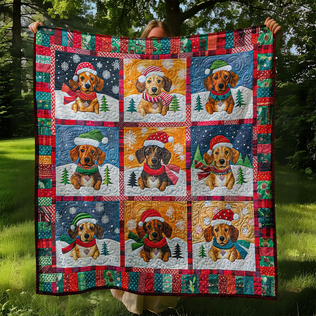 Doxie Dogs WO2308005CL Quilt