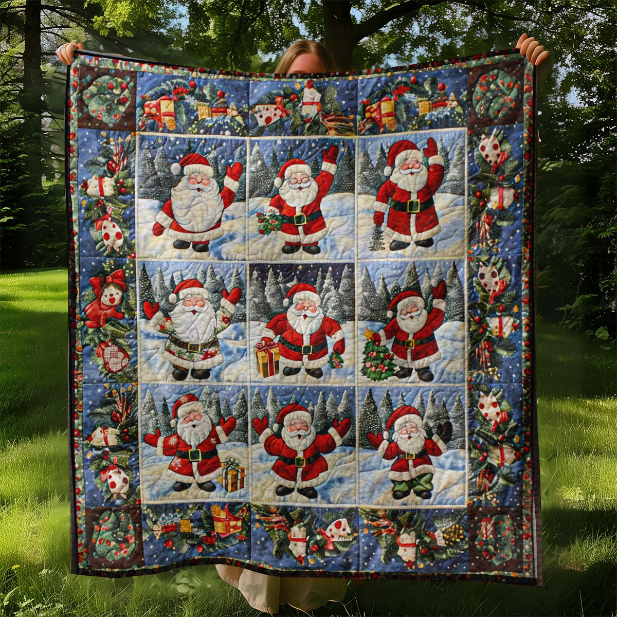 Santa Joy WO2808052CL Quilt