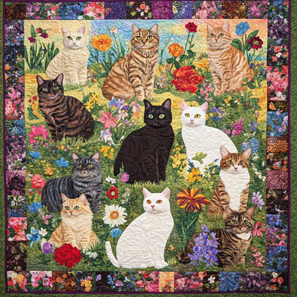 Garden Cat XR0708003CL Quilt