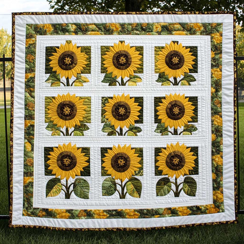 Garden Sunflowers XR0608012CL Quilt