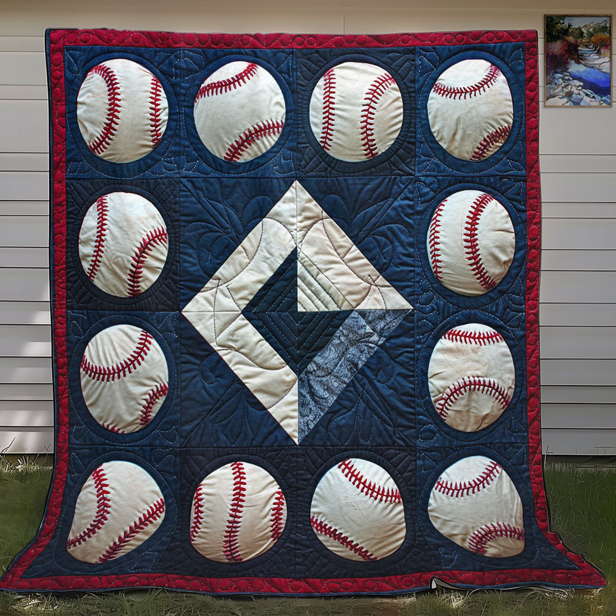 Baseballs WO2408048CL Quilt